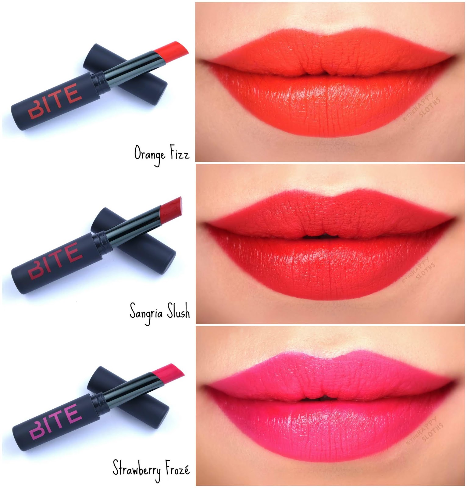 Bite Beauty Outburst Longwear Lip Stain: Review and Swatches.