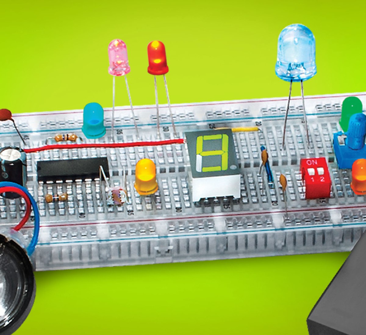 kit de eletronica para montar, aprender e se divertir kit para