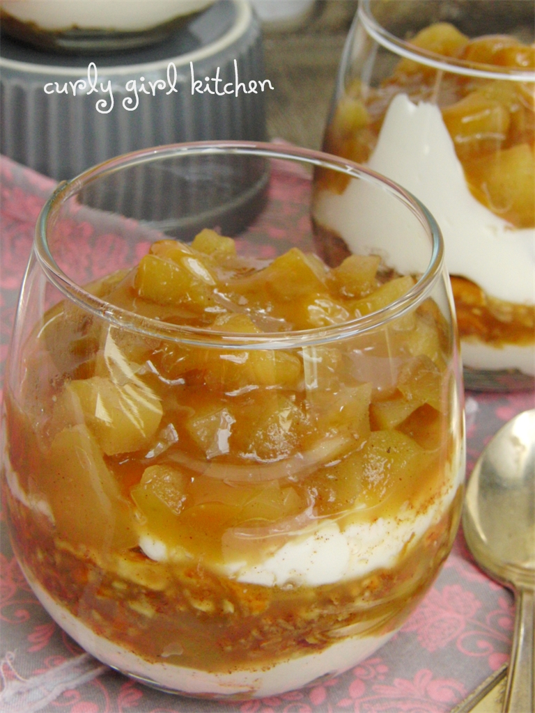 Curly Girl Kitchen Caramel Apple Cheesecake Trifles