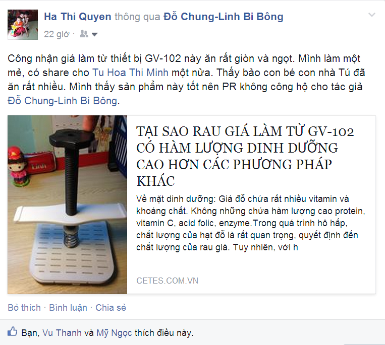 cảm nhân khách hàng