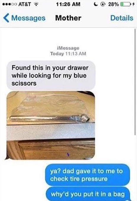 Found This In Your Drawer While Looking For My Blue Scissors Dad