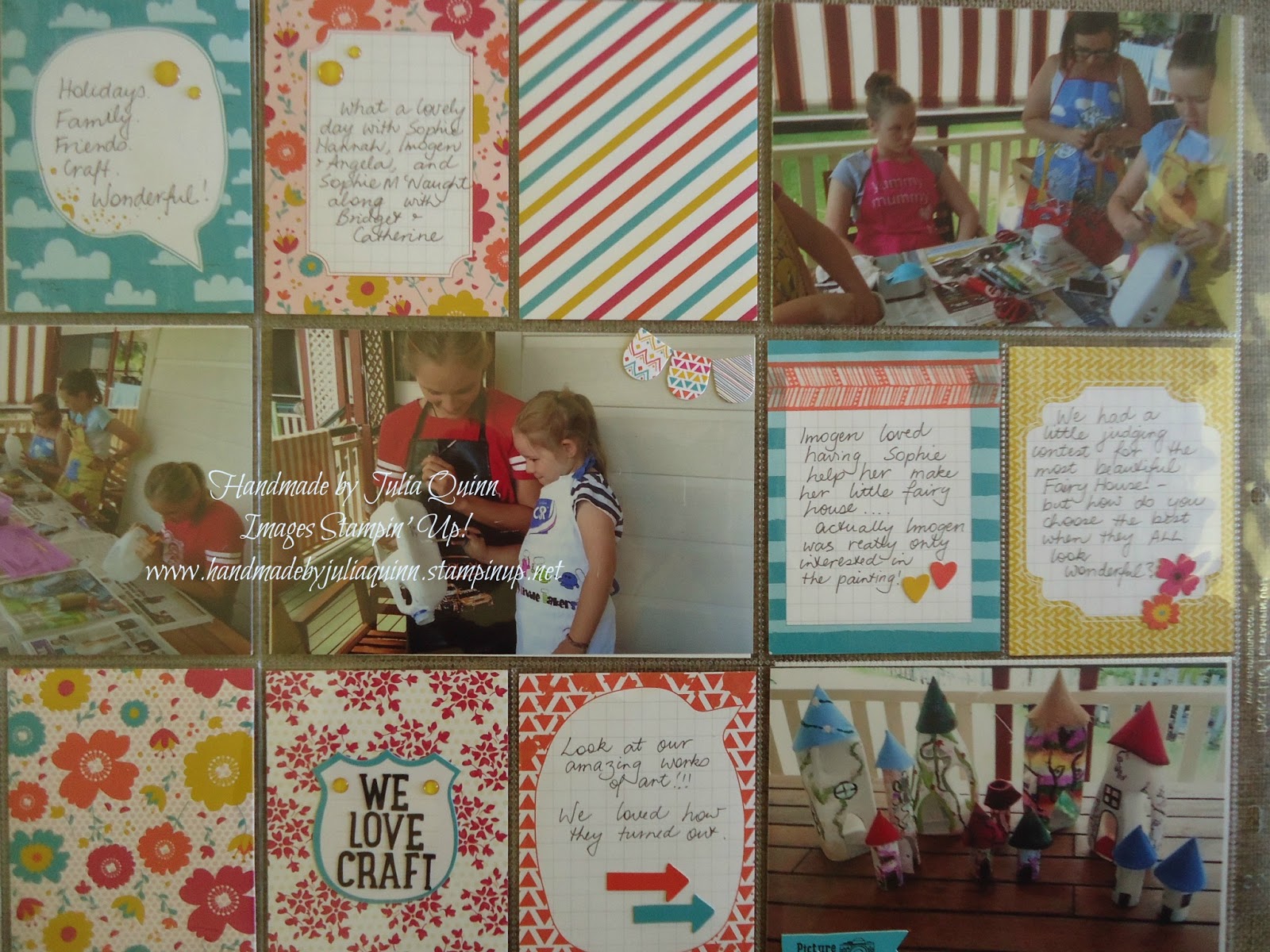 handmade by Julia Quinn cardmaking and supplies Stampin' Up! Lets