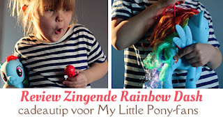 Zingende Rainbow Dash review