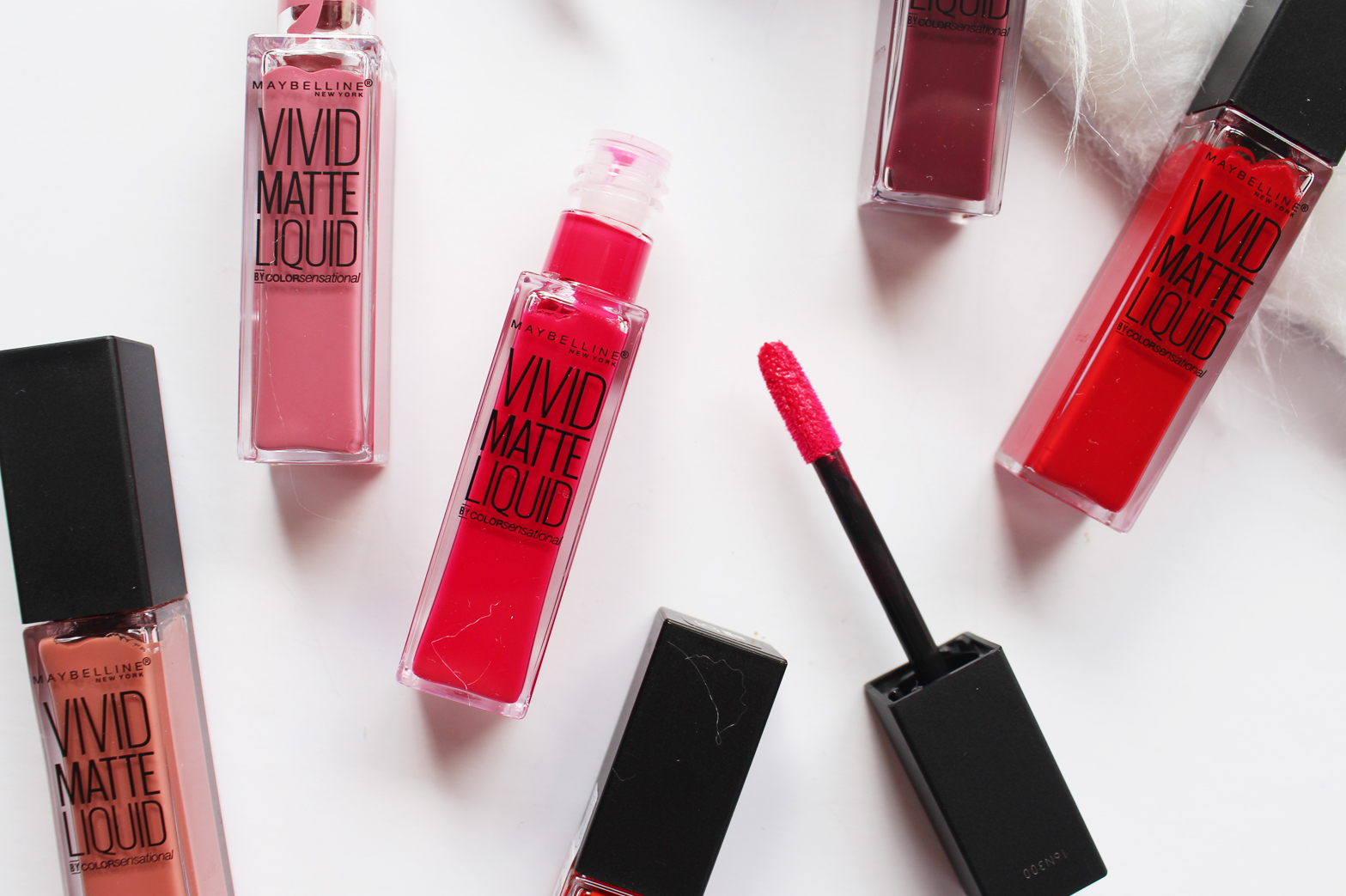 MAYBELLINE | Color Sensational Vivid Liquid Matte Lipsticks - Review + Swatches - CassandraMyee
