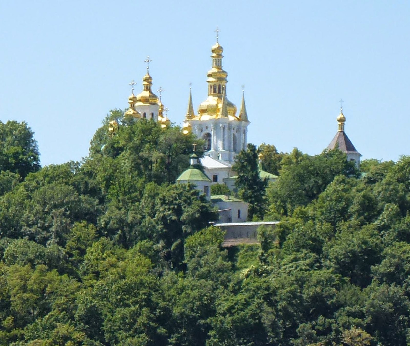 First view of Kiev; Lavra Monastery