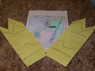 Divided kingdom Bible lesson craft about Rehoboam and Jeroboam