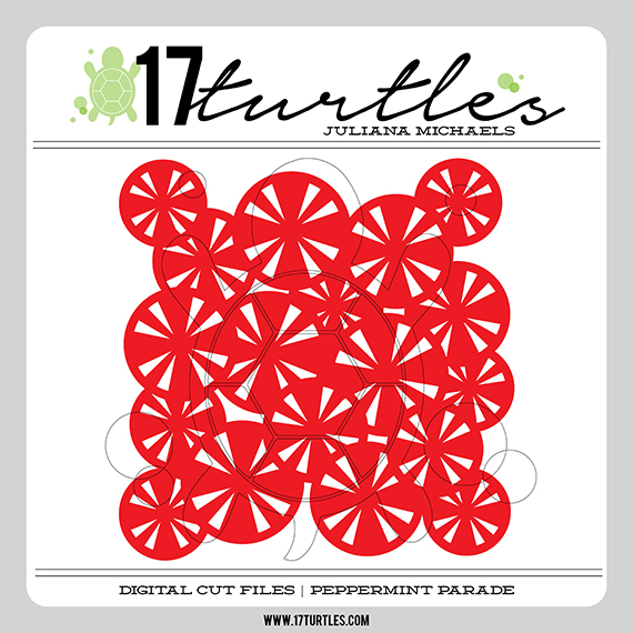Peppermint Parade Digital Cut File by 17turtles