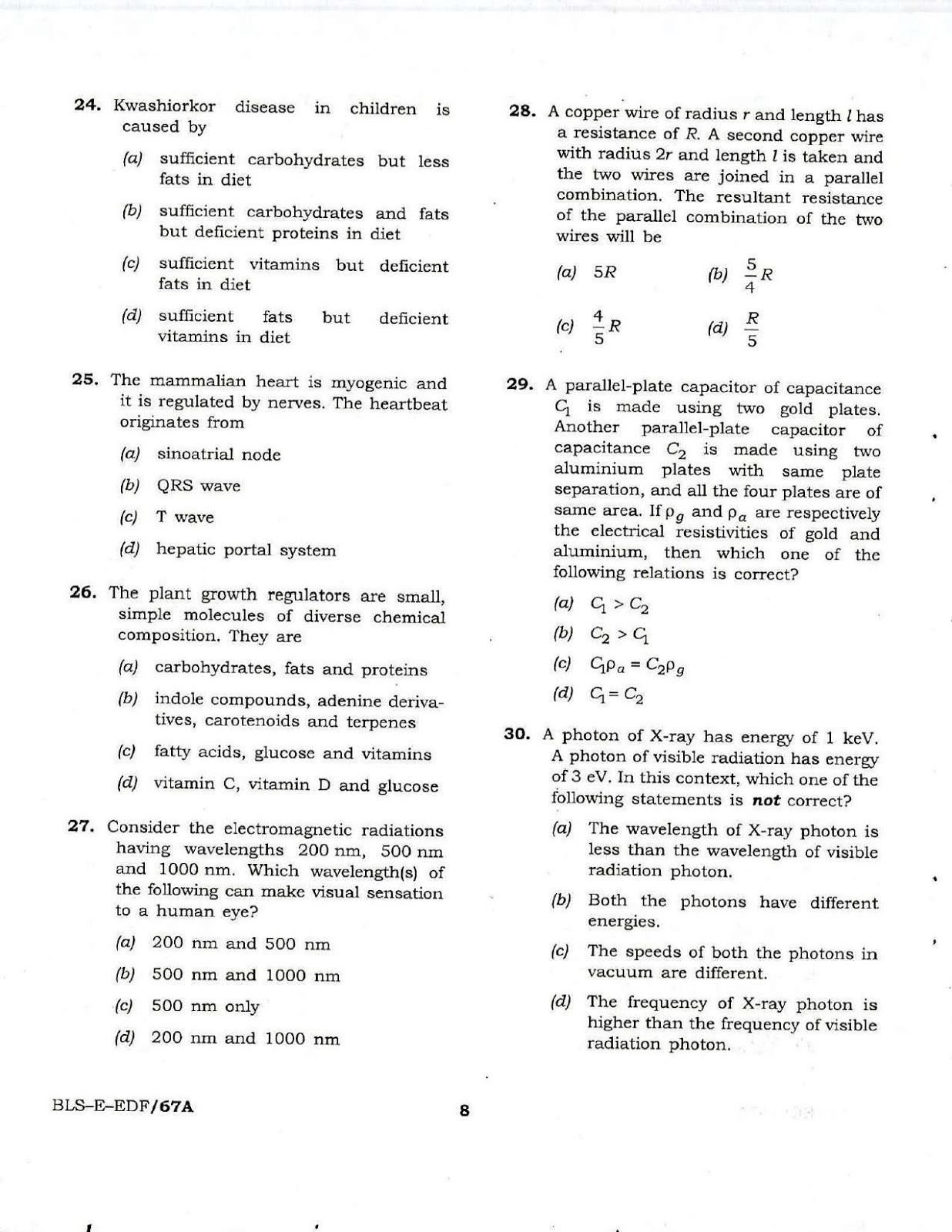 UPSC CDS I 2017 Entrance Exam GK question paper UPSC CDS I 2017 General Knowledge question paper