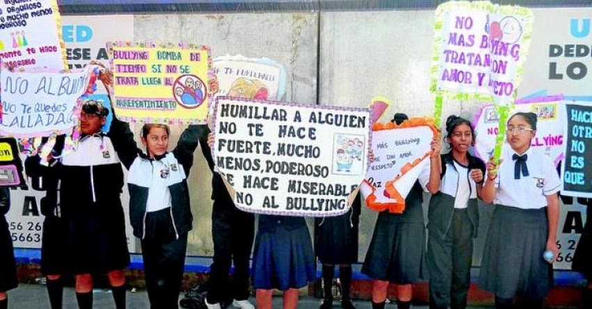 Escolares de Ica realizan marcha de sensibilización para frenar el bullying y el pandillaje Escolares de Ica realizan marcha de sensibilización para frenar el bullying y el pandillaje