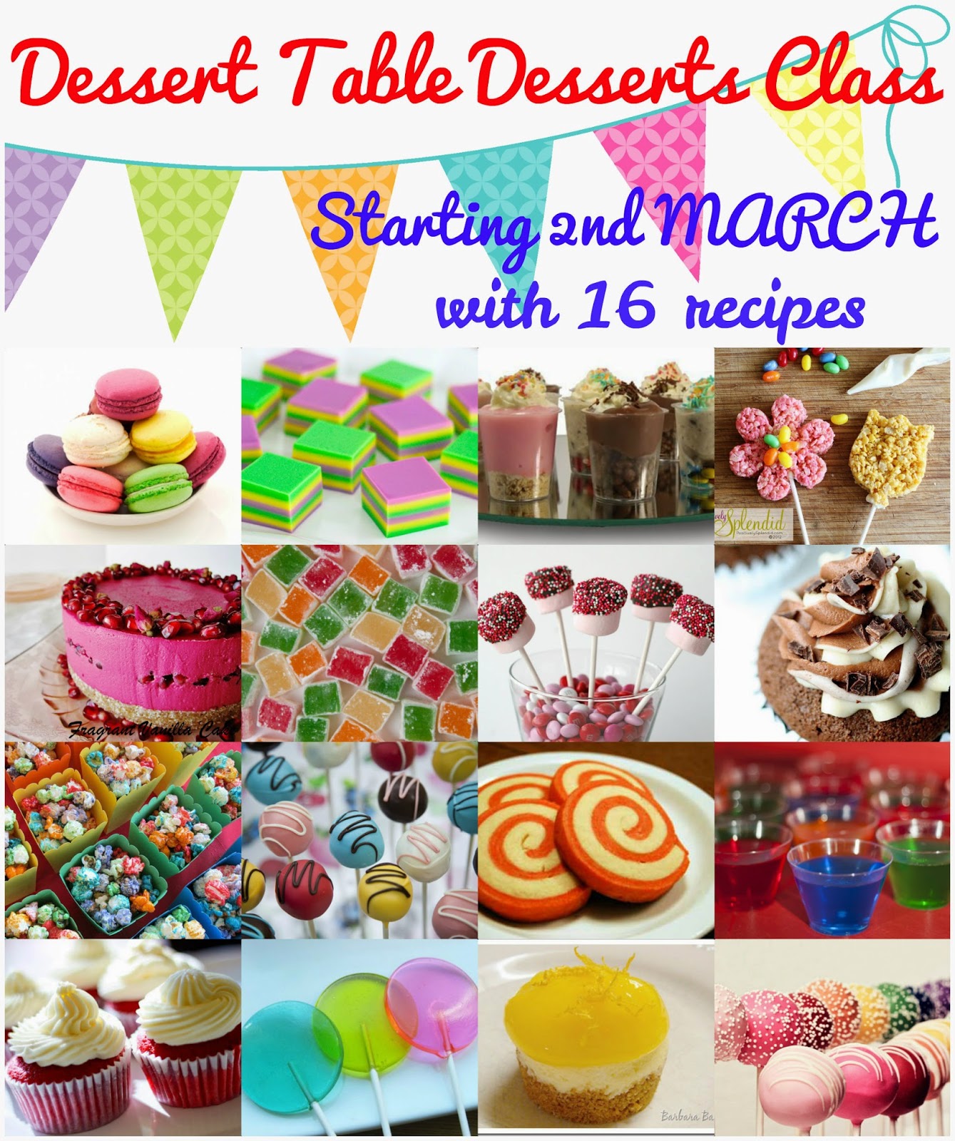 Nadiya's Tastes Of Maldives Dessert Table Desserts Class Starting On