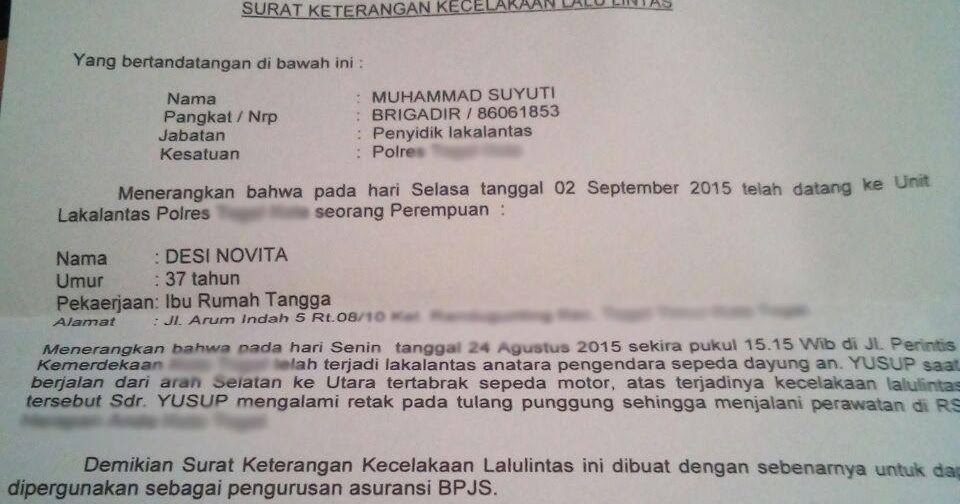 38 INFO DOWNLOAD SURAT LAPORAN KECELAKAAN LALU LINTAS PDF DOC ZIP