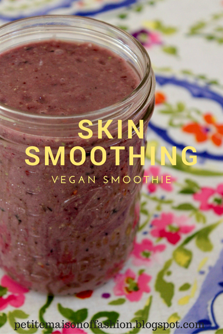 skin smoothing easy and healthy vegan smoothie