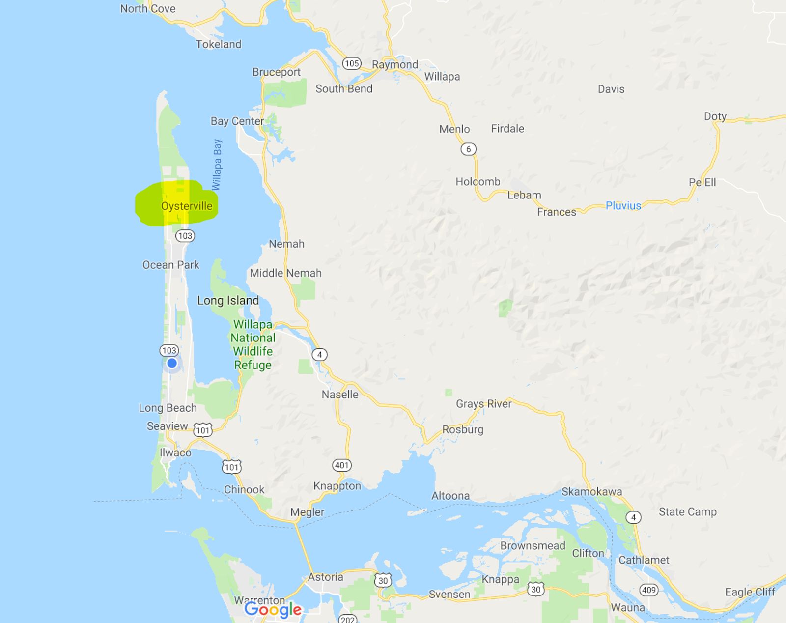 Travels About the West Oysters and Oysterville