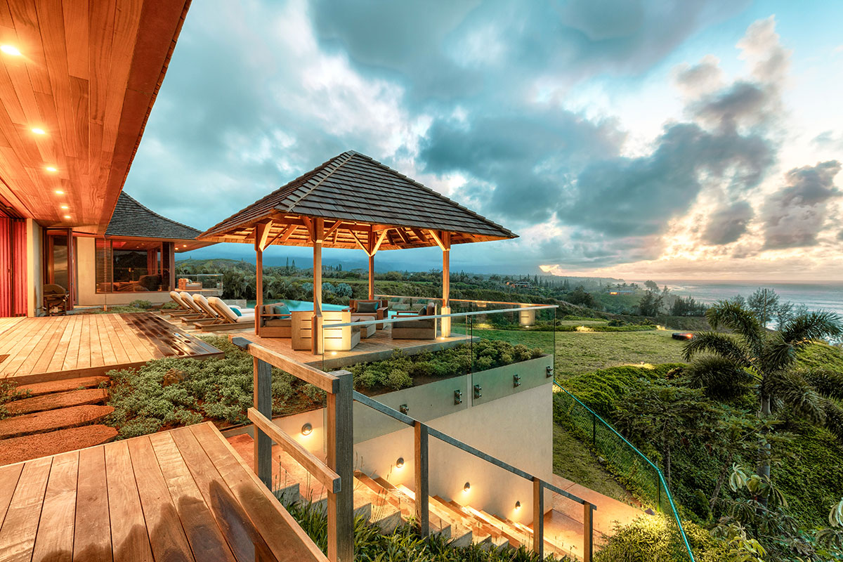 Passion For Luxury Oceanfront private estate Kilauea Kauai Hawaii
