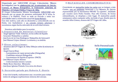 Díptico de la exposición de GRUCOMI en Quirós 2016