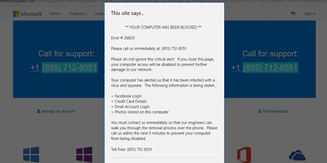 Microsoft SCAM !!!: Clean pop up from computer
