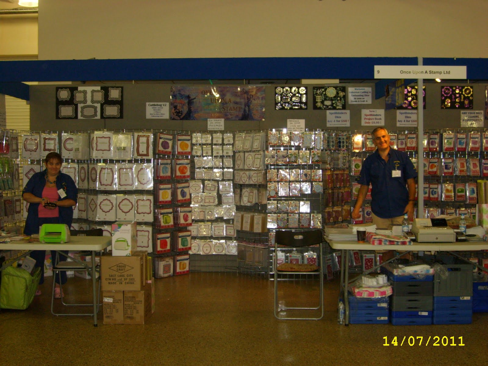 Once Upon A Stamp Design Team Summer Crafting at Doncaster Racecourse