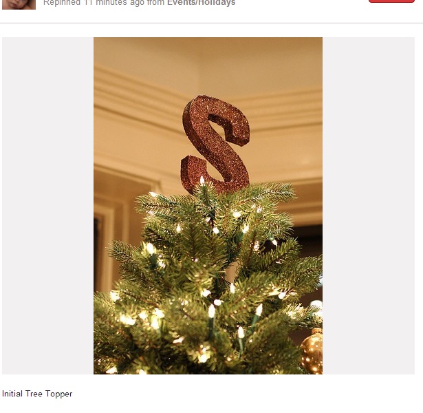 Inital Tree Topper Do It Yo' Dang Self: PINTEREST FAIL