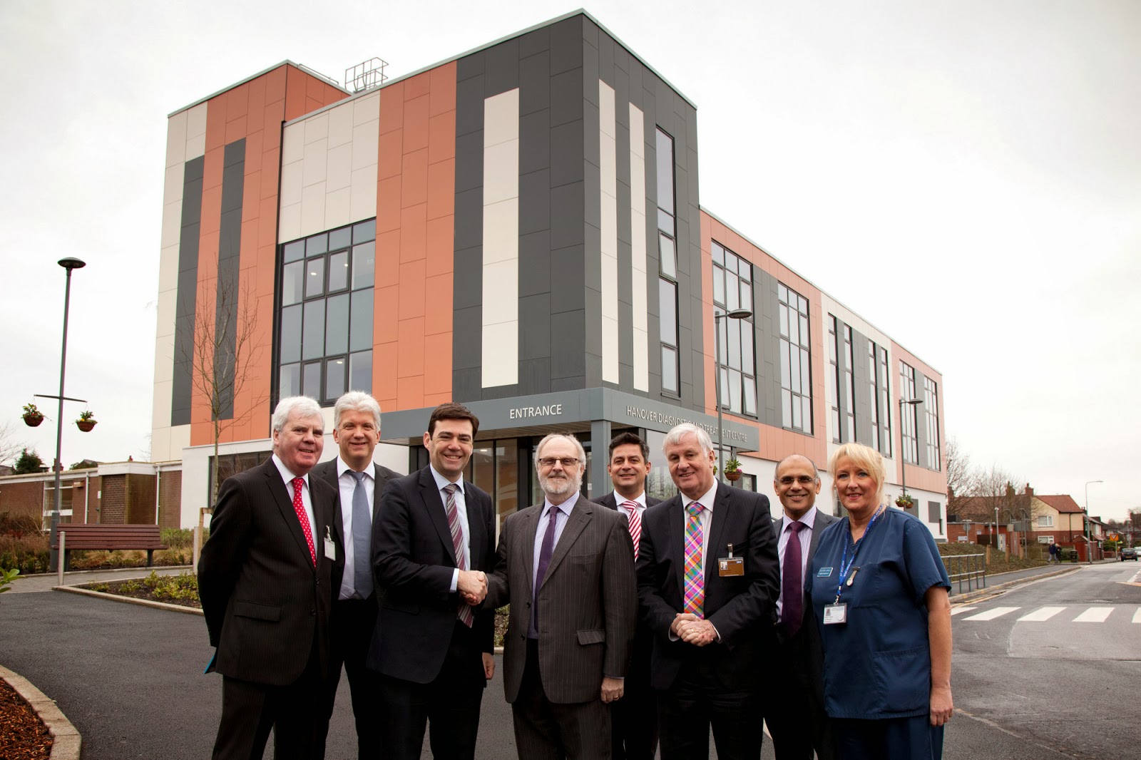 Andy Burnham MP New Diagnostic & Treatment Centre for Leigh Infirmary