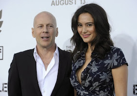 Hollywood Stars: Bruce Willis With His Wife Emma Heming In Pictures 2012