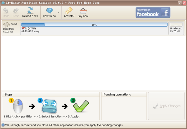 Free program to repartition hard disk and increase disk space without formatting Eassos PartitionGuru Free 2.6.3