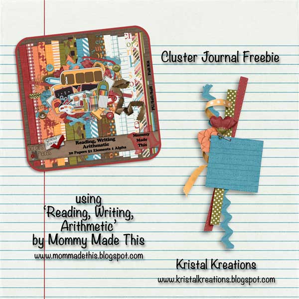 Kristal Kreations: Reading, Writing, Arithmetic Collab from Amy's ...