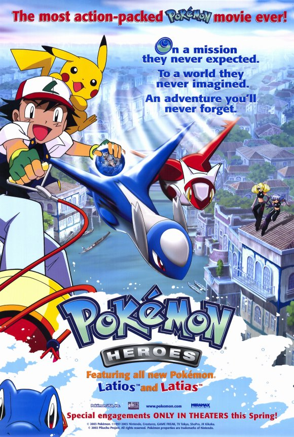 Lista e Sequência dos Filmes Pokémon
