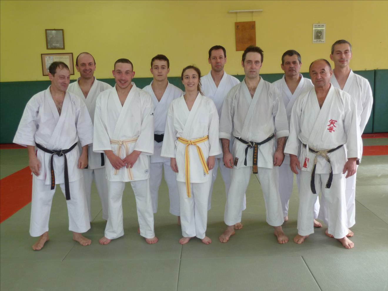 Karaté Club Lourdais Stage à Lourdes avec Cruz Etcheverria