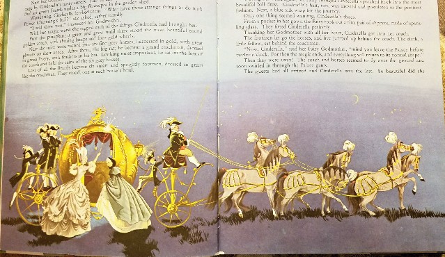 "Cinderella" from Dean's Gift Book of Fairy Tales, illustrated by Janet & Anne Grahame Johnstone. Dean & Son, LTD., 1967.