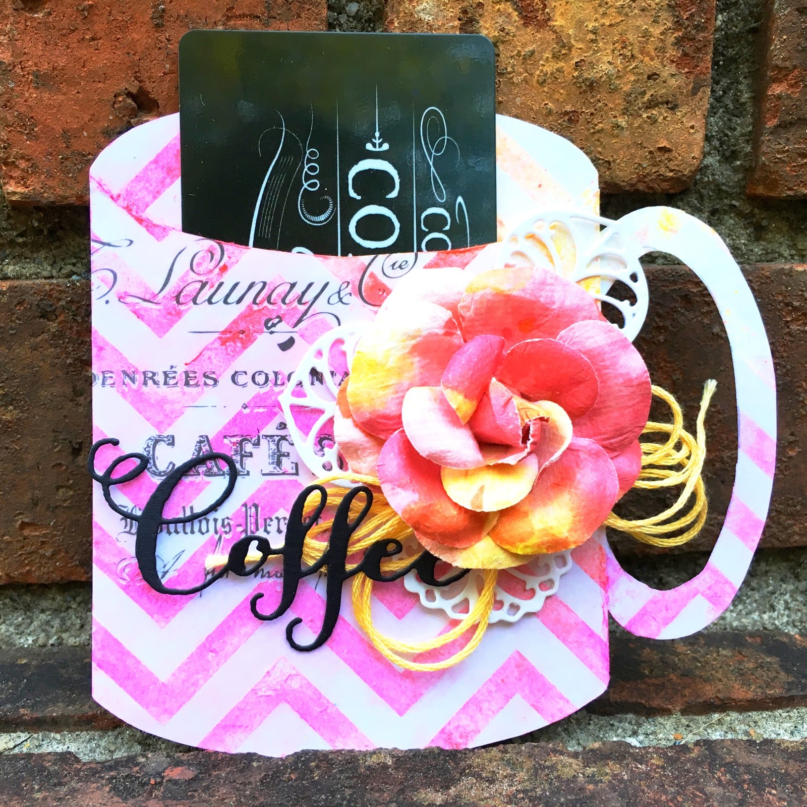 SewPaperPaint Coffee Lovers Gift Card in a Mug