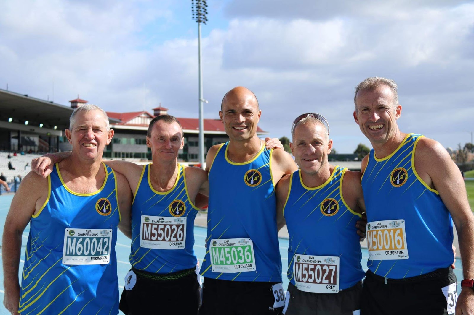Australian Masters Athletics Championships 10000m 1st M55, 3rd overall