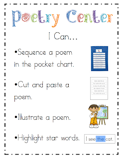 Mrs. Ricca's Kindergarten: Literacy Center "I Can" Cards {Freebie}