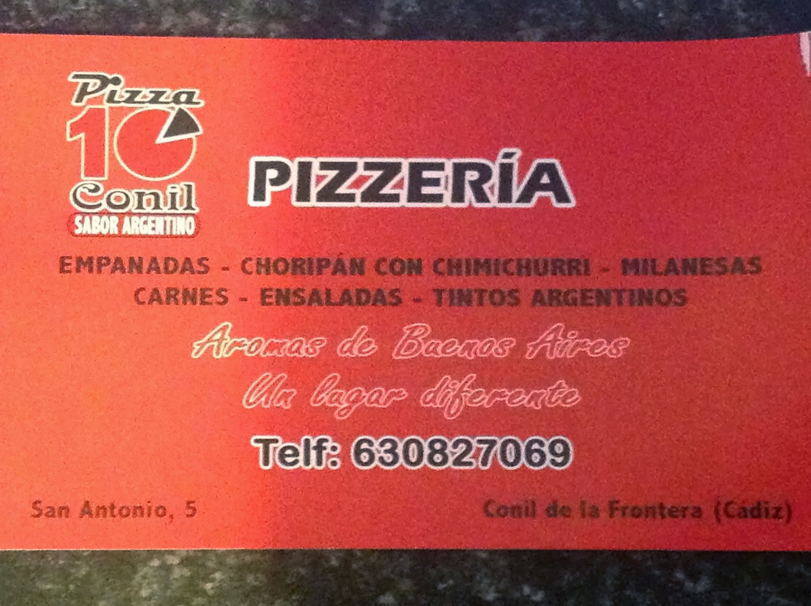 PIZZA 10 El Argentino