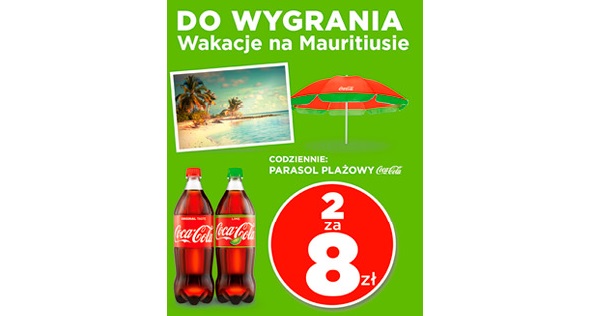 Wygraj parasol plażowy Coca-Cola Konkurs
