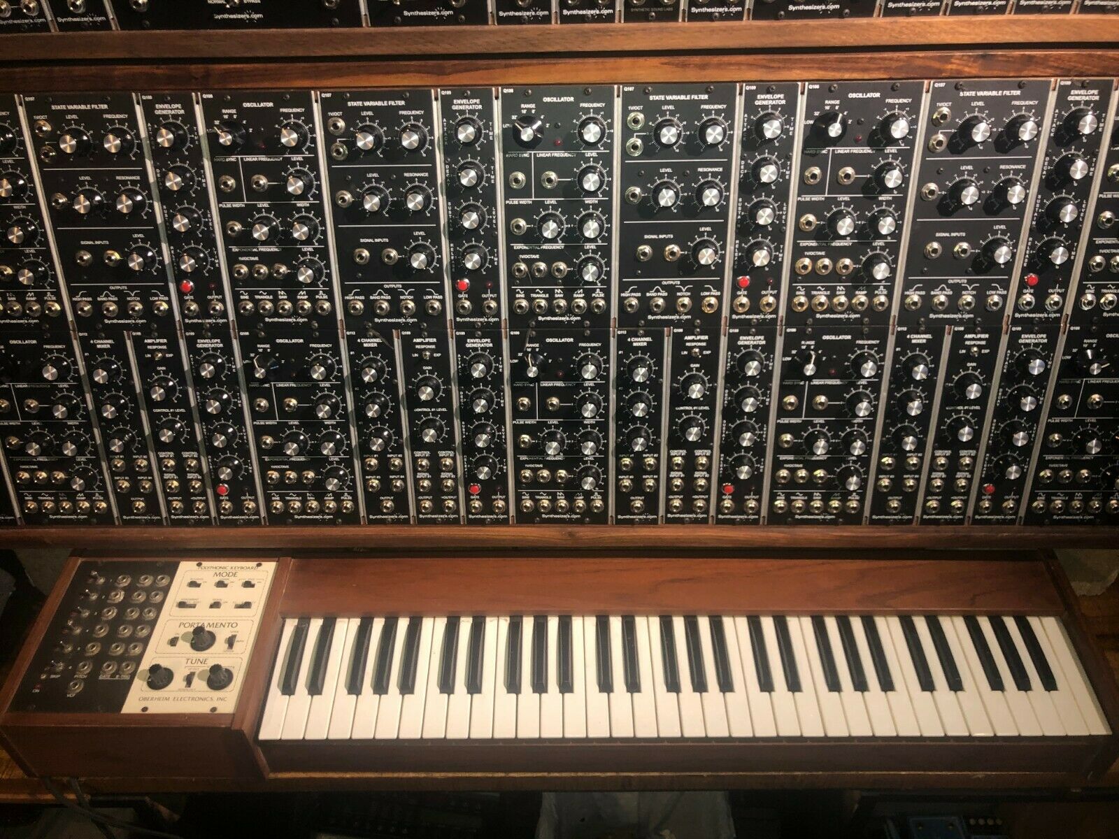 MATRIXSYNTH Modular Synth System w/ Custom Walnut