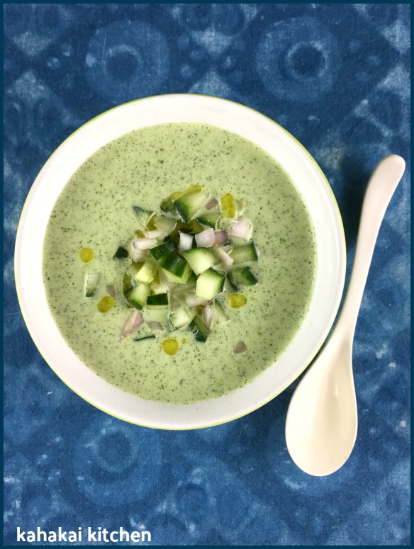 Kahakai Kitchen: Cold Cucumber Soup with Yogurt and Dill for Souper ...