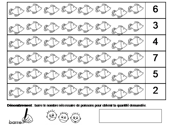 Fiche maternelle poisson