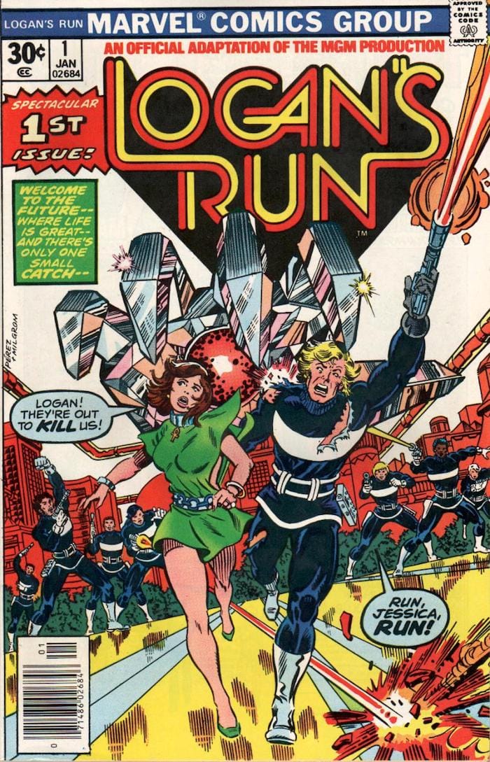 Logan's Run #1 - 1st issue - Pencil Ink