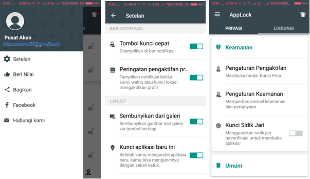 mengunci aplikasi dan gallery di hp Android mengunci aplikasi dan gallery di hp Android