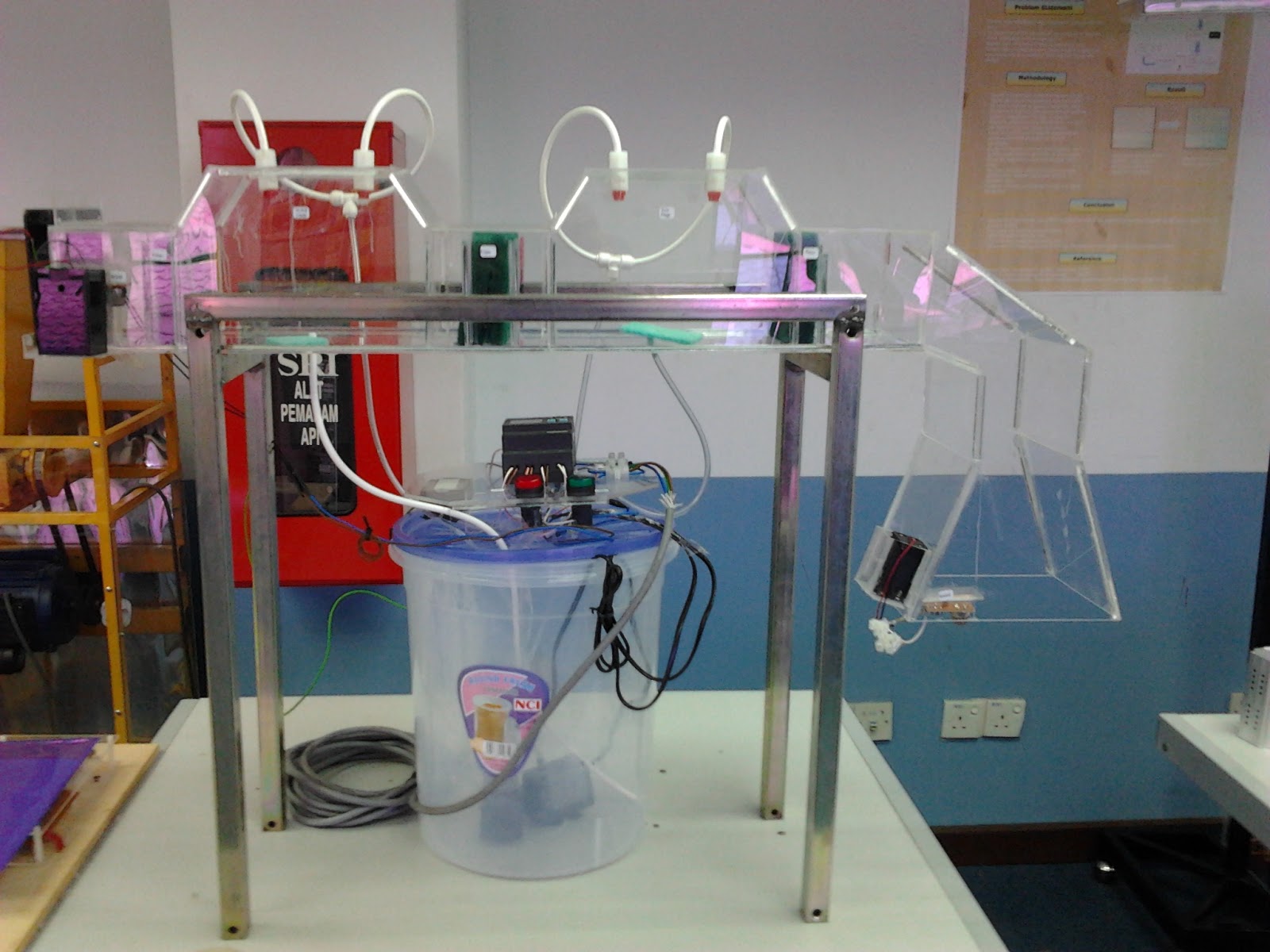 automatic smoke absorber machine real image of my complete machine