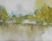 original abstract watercolor oil painting