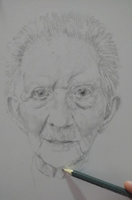 Proceso de un dibujo a lápiz. Eva Carballares Proceso de un dibujo a lápiz.