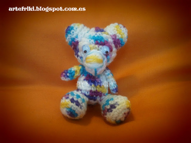 mini osito amigurumi bear crochet ganchillo