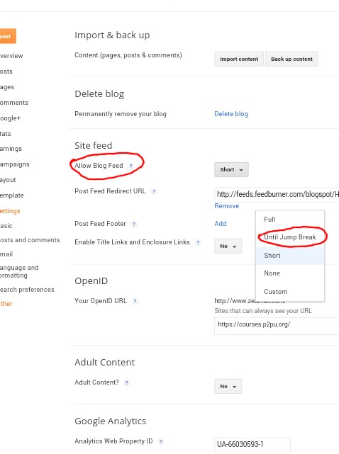 How To Add "Read More" tab To Your Feedbuner Feeds On Blogger