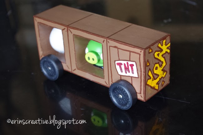 Erin's Creative Energy: Pinewood Derby: Bad Piggies