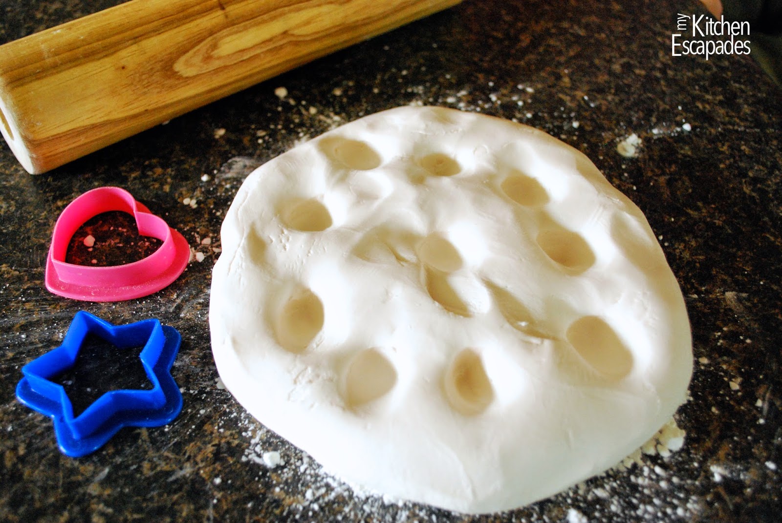 Make silky soft play dough with only two ingredients. Your kids will love it.