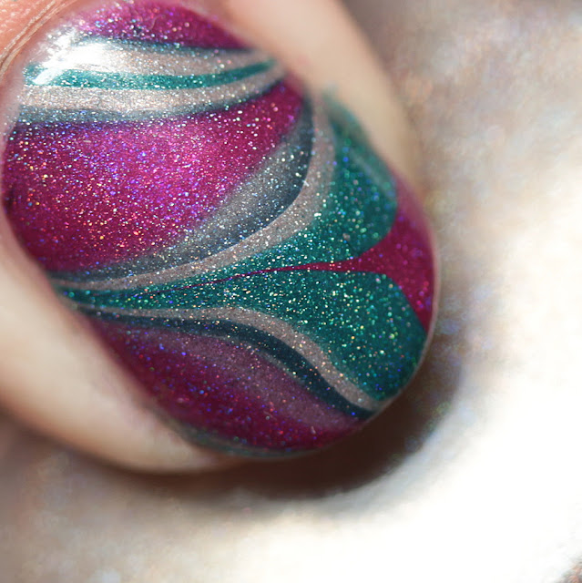 Celestial Cosmetics Good Girls and Bad Habits Collection water marble