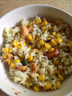 Sweet Corn Jeera Rice