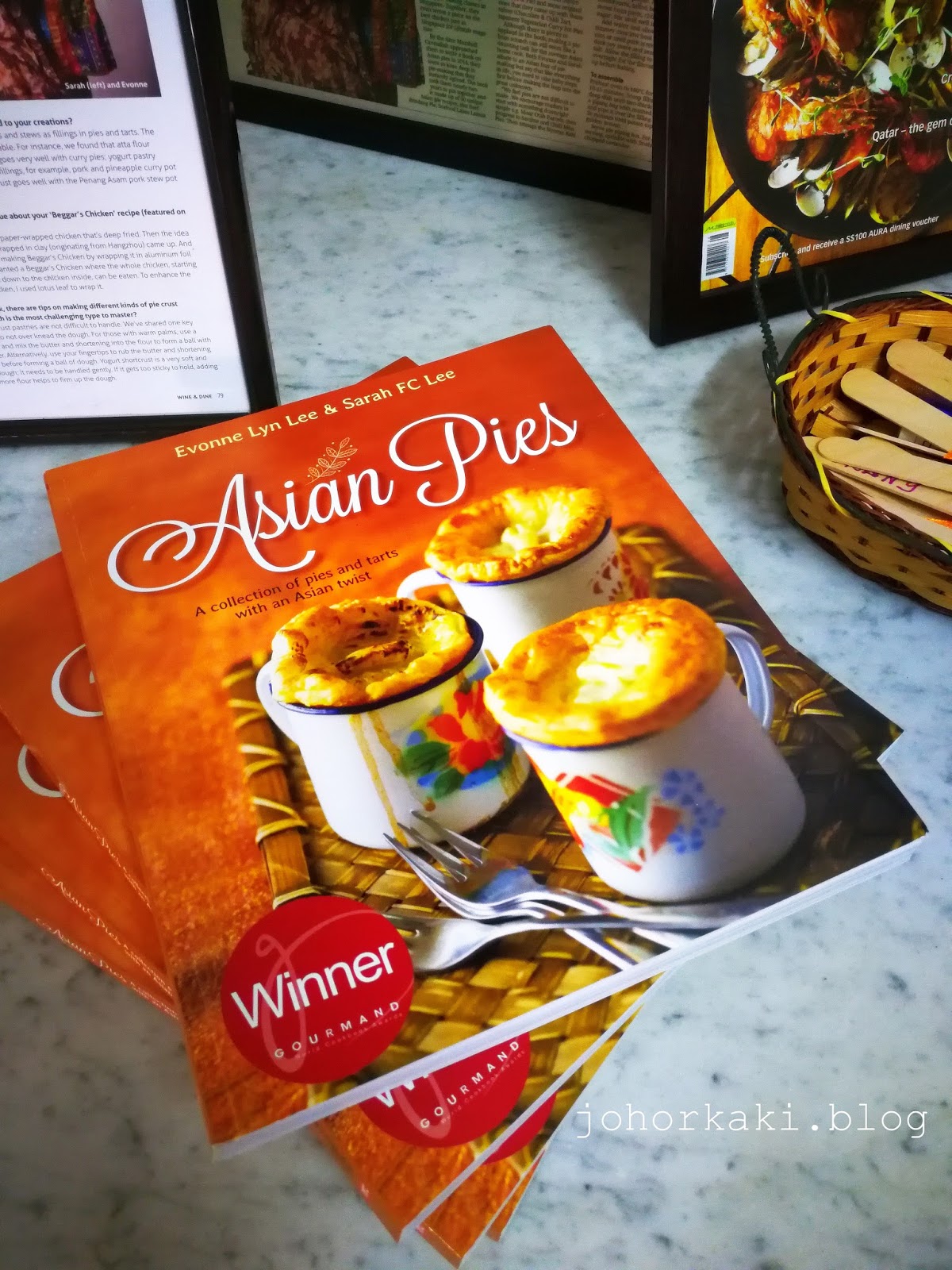 ASIAN PIES by Evonne & Sarah. Best Asian Cuisine Book in Singapore 2016