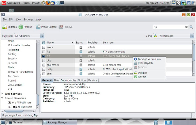Supratim Sanyal's Blog: Solaris 11 FTP Server Package Installation (ProFTP) Supratim Sanyal's Blog: Solaris 11 FTP Server Package Installation (ProFTP)